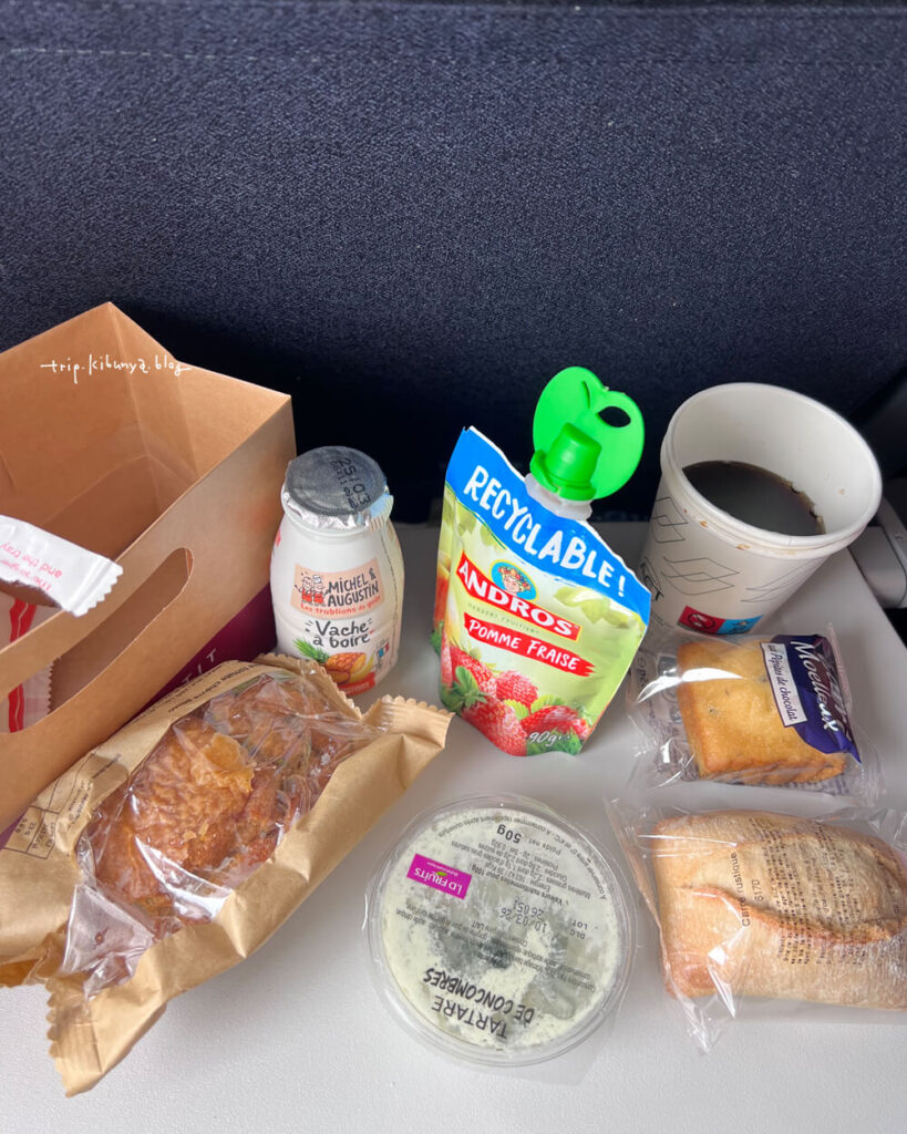 KLMの機内食
